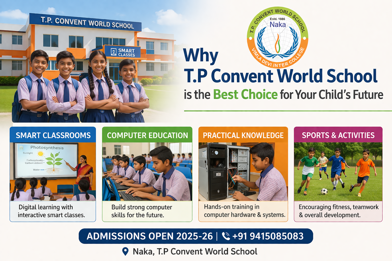 Why T.P Convent World School is the Best Choice for Your Child’s Future